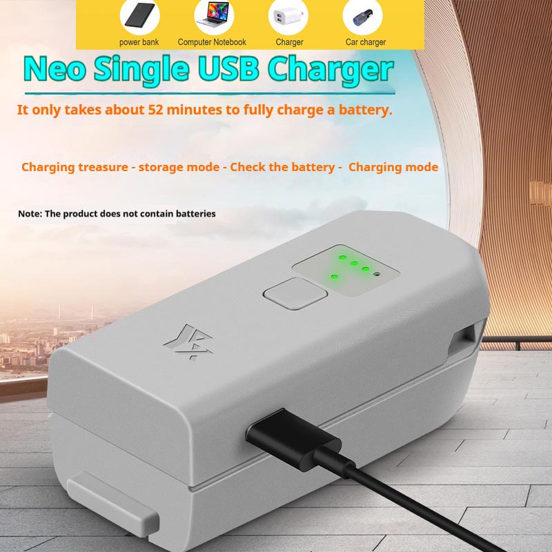 شاحن بطارية USB ثنائي الاتجاه  - مراجعة Drone Power Bank وسعره