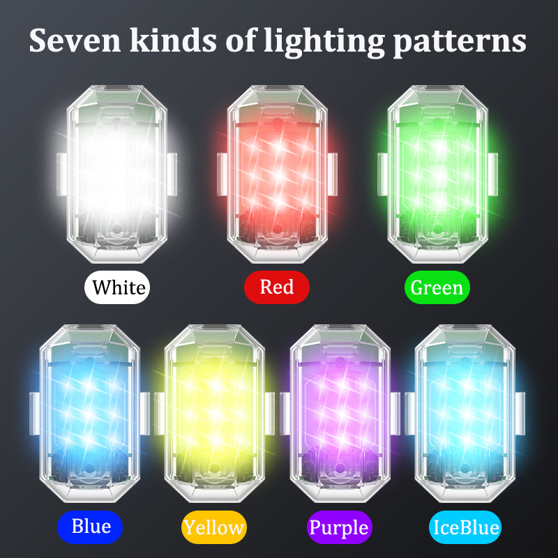 قطعتان/4 قطع من أضواء LED اللا - مراجعة Drone Beacon Light وسعره