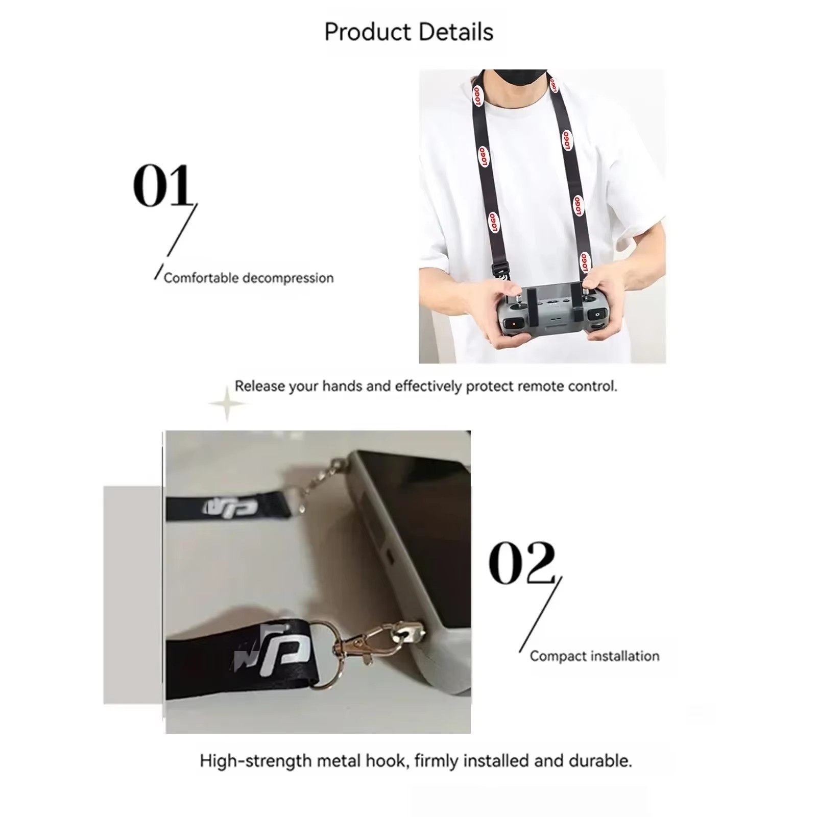 حبل لوحدة التحكم DJI RC & RC 2 - مراجعة Drone Neck Strap وسعره