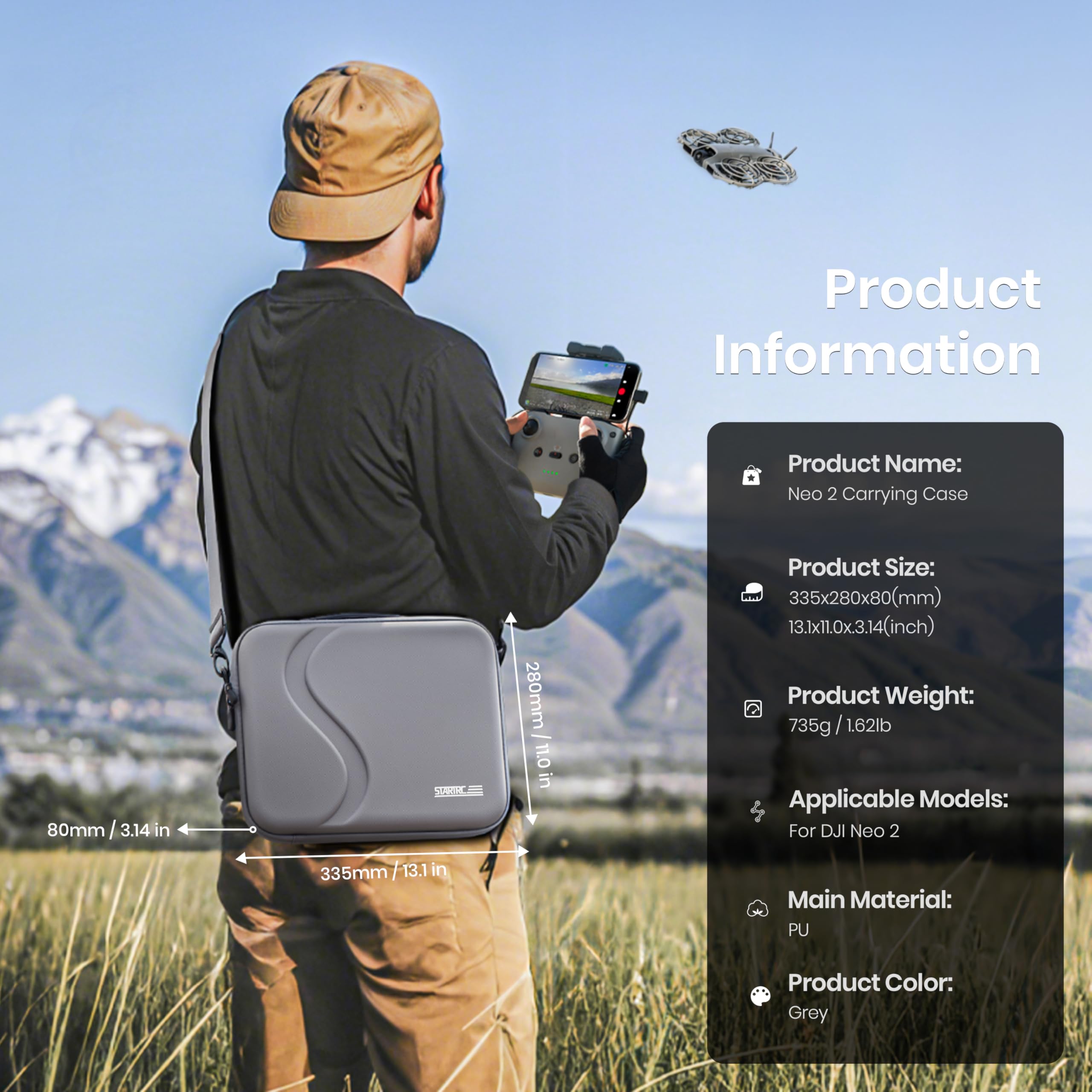حقيبة حمل لإكسسوارات DJI Neo 2 - مراجعة Drone Joystick Cover وسعره