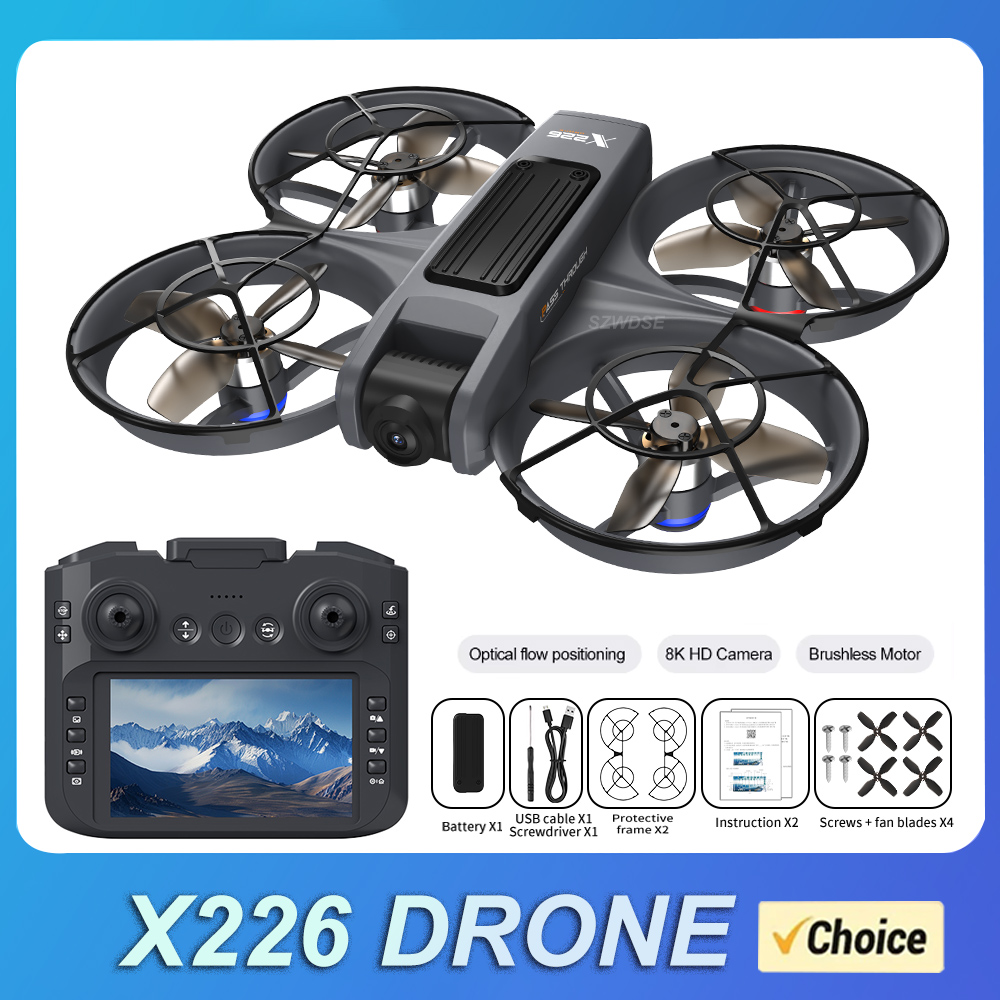 طائرة بدون طيار X226 جديدة مع  - مراجعة Drone Controller Screen وسعره