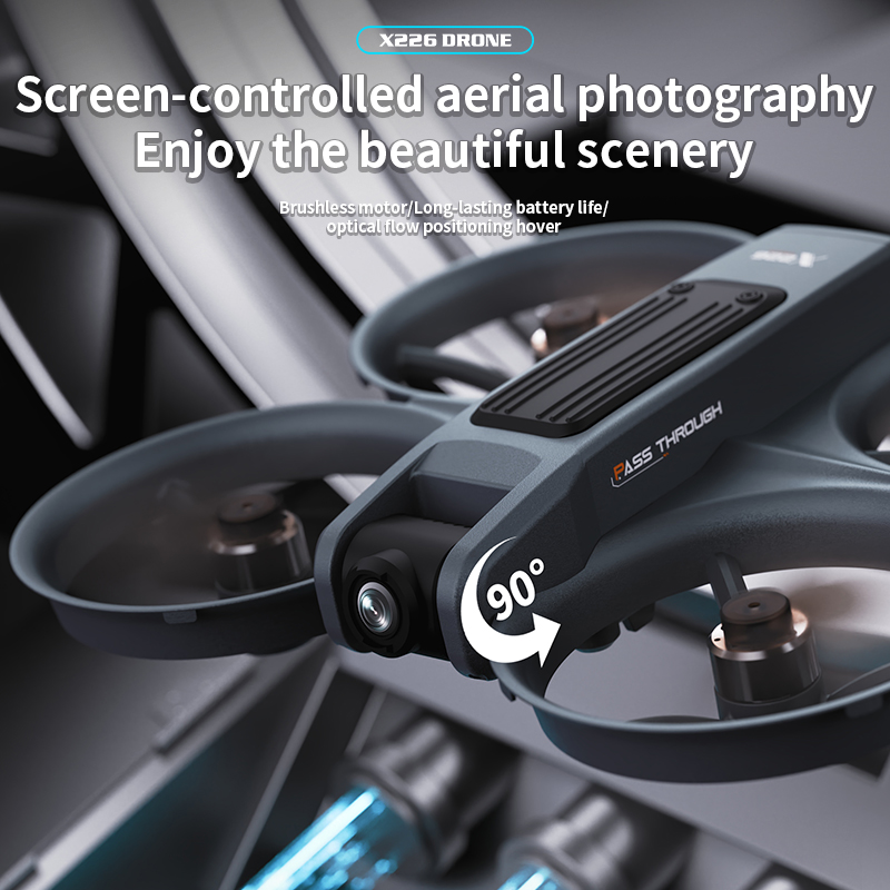 طائرة بدون طيار X226 جديدة مع  - مراجعة Drone Controller Screen وسعره
