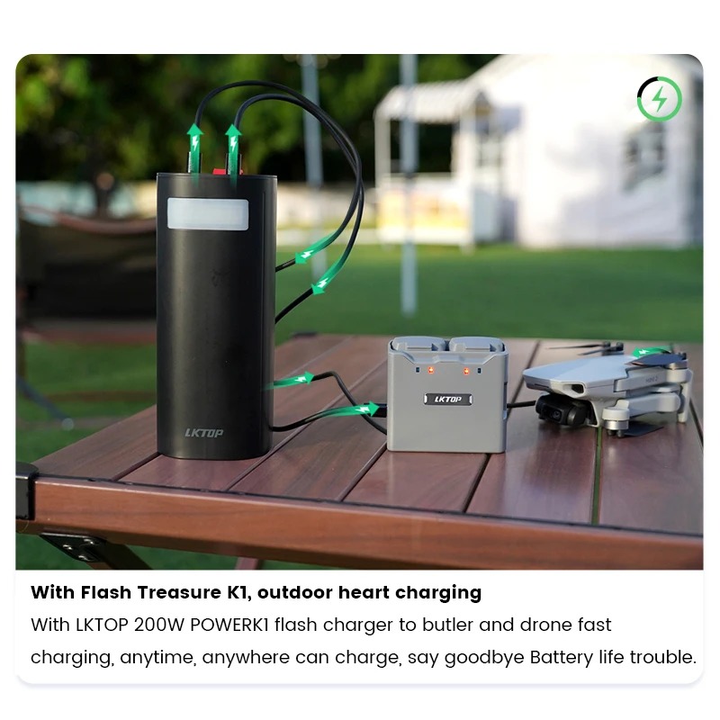 شاحن ثنائي الاتجاه لبطارية طائ - مراجعة Drone Power Bank وسعره